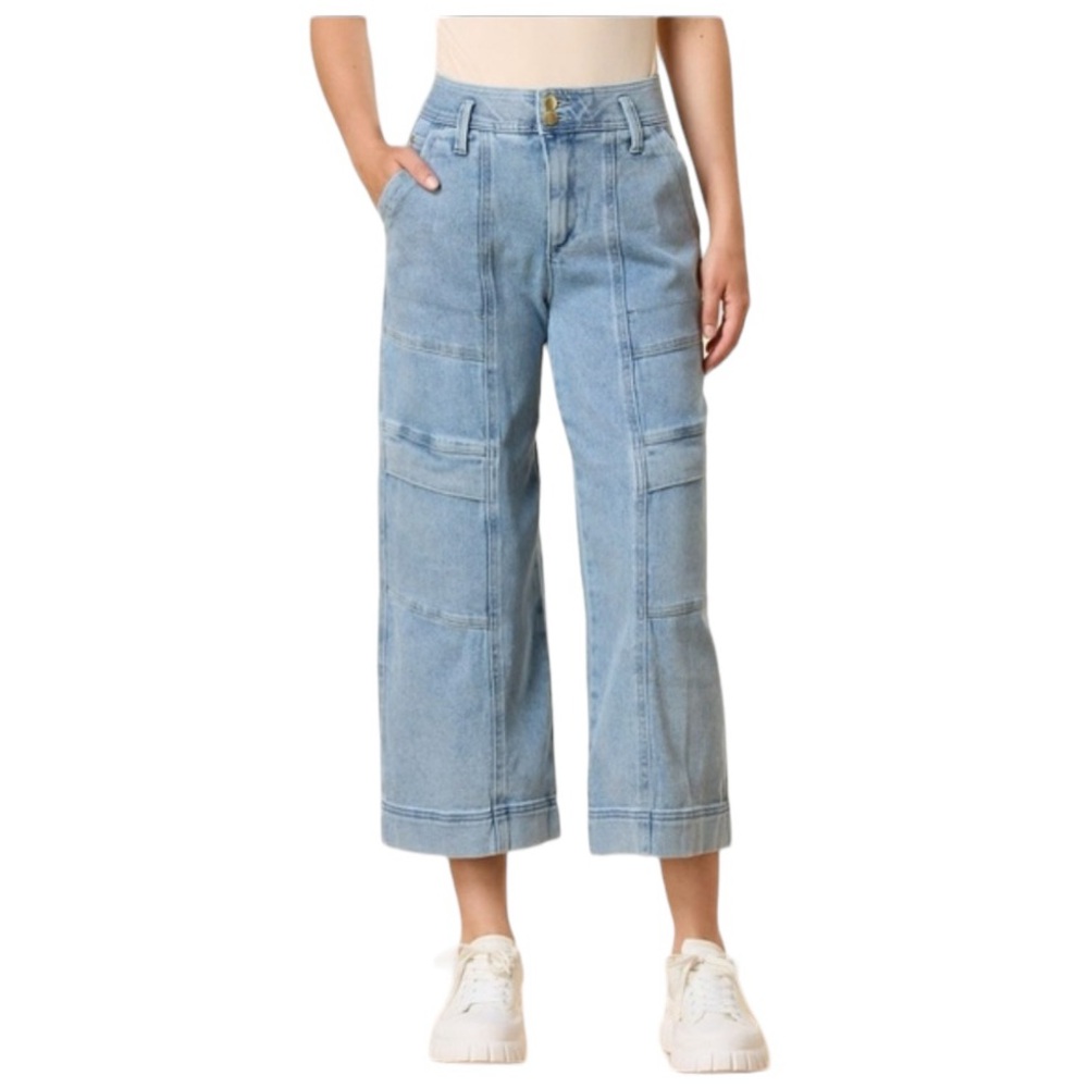 NWT Democracy Light Blue Wide Leg Jeans- SZ 10
